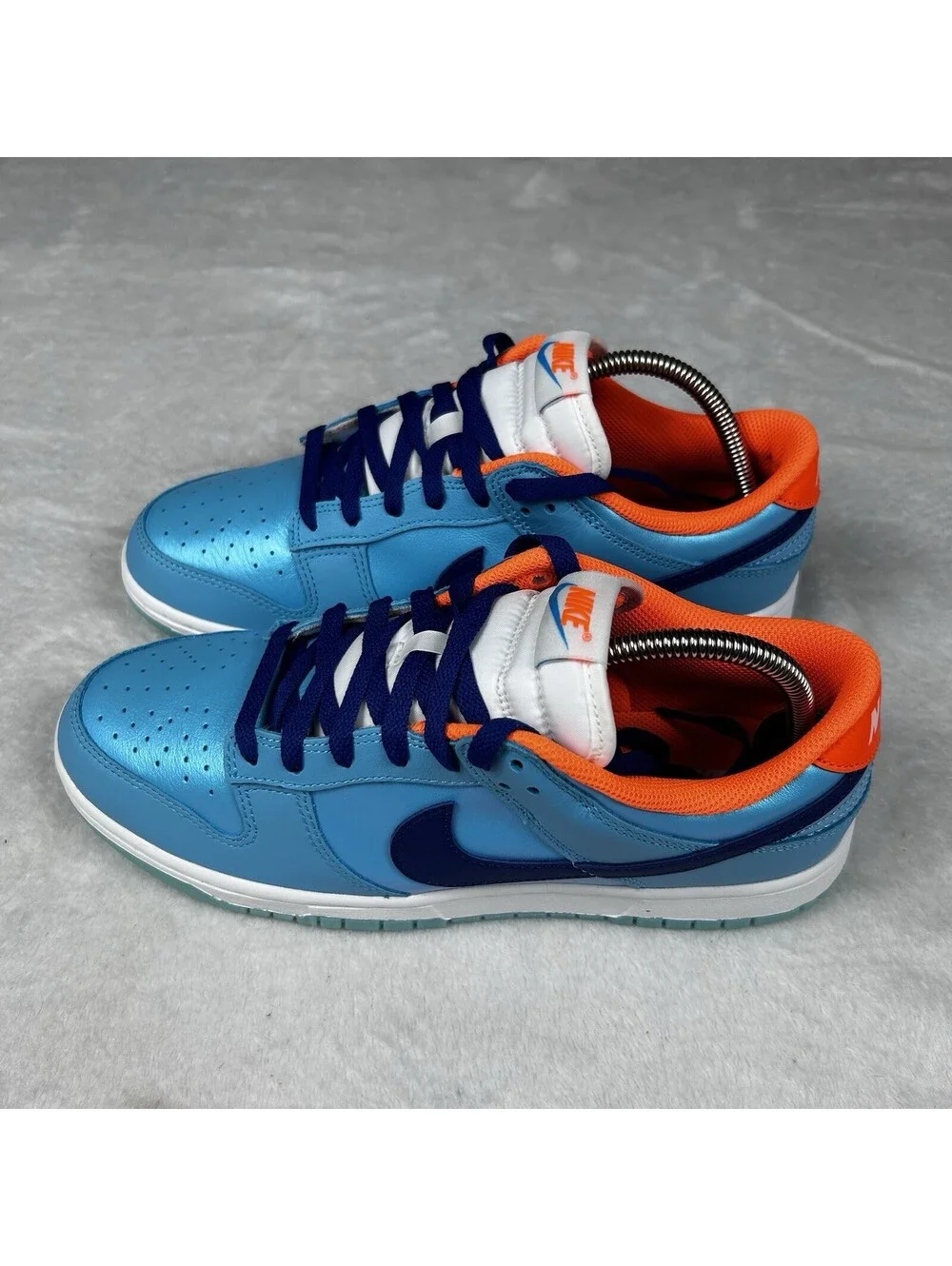 Nike Dunk Low SE Baltic Blue Total Orange Shoes Men's Size 9 HQ1538-416 New